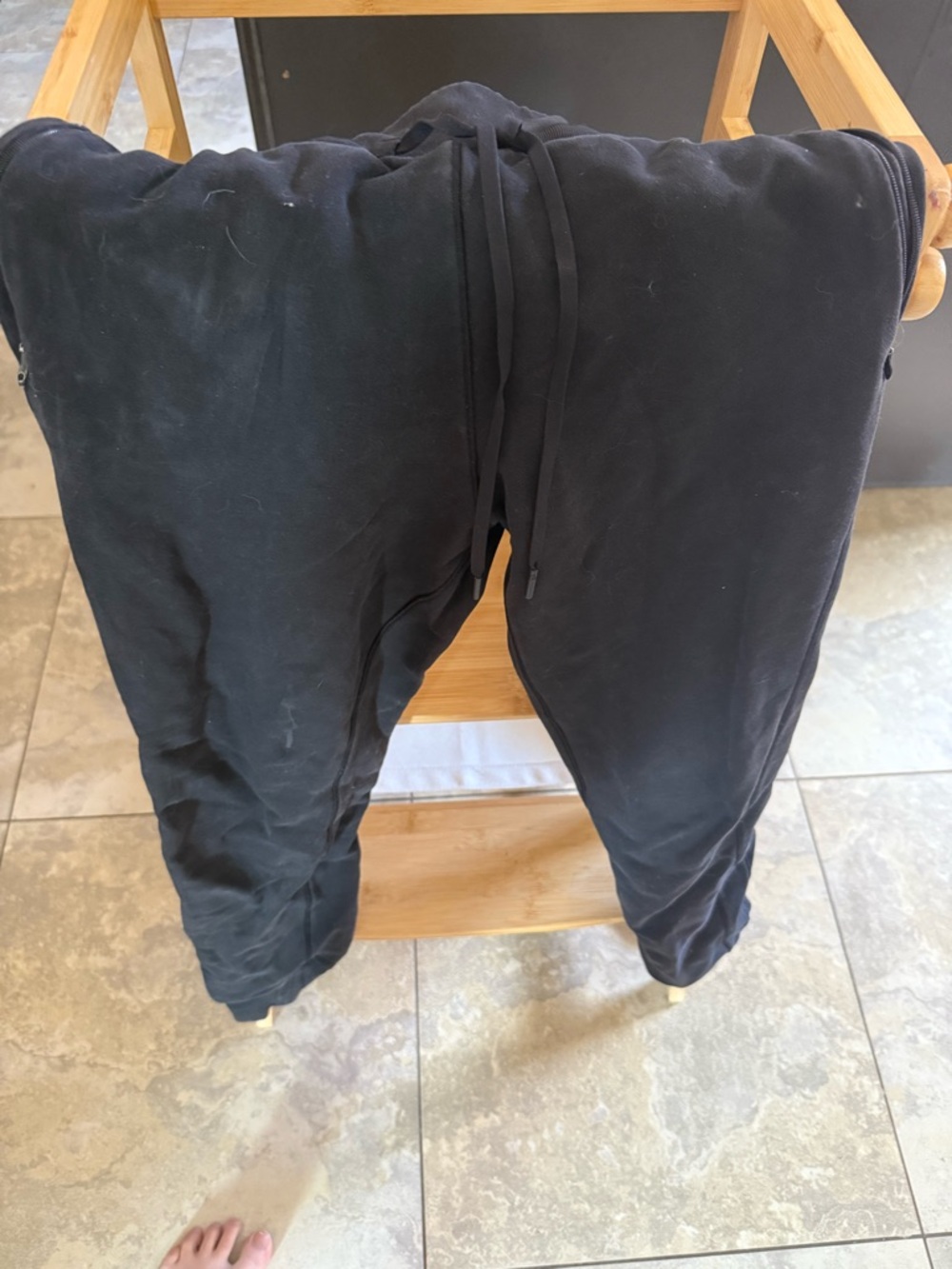 lululemon athletica Black Track Pants / Joggers